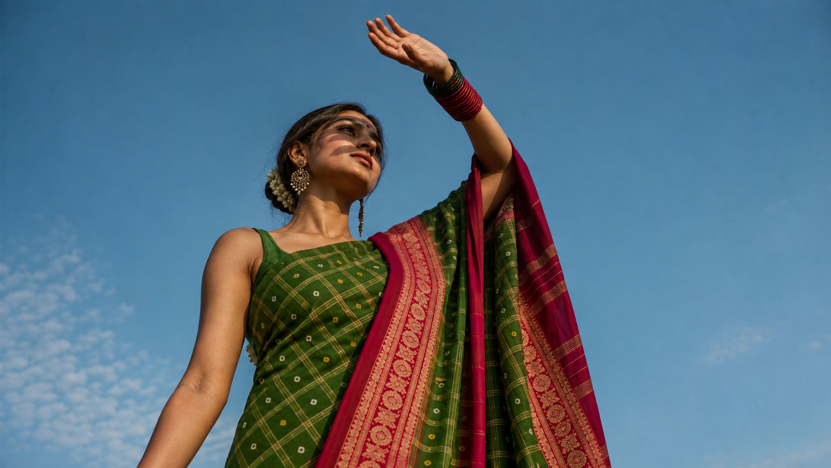Every Sungudi Saree is 22+ Hours of Women Artisan Power - Temple of Sungudi Made to move with ease